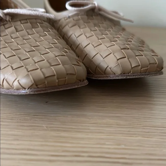 Woven Tan Flats - Picture 4 of 6
